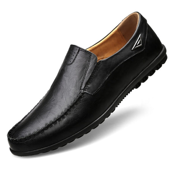 Genuine Leather Moccasin Shoes - BossTrenda