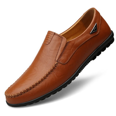 Genuine Leather Moccasin Shoes - BossTrenda