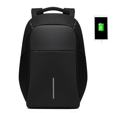 Men USB Charging Laptop Backpack - BossTrenda